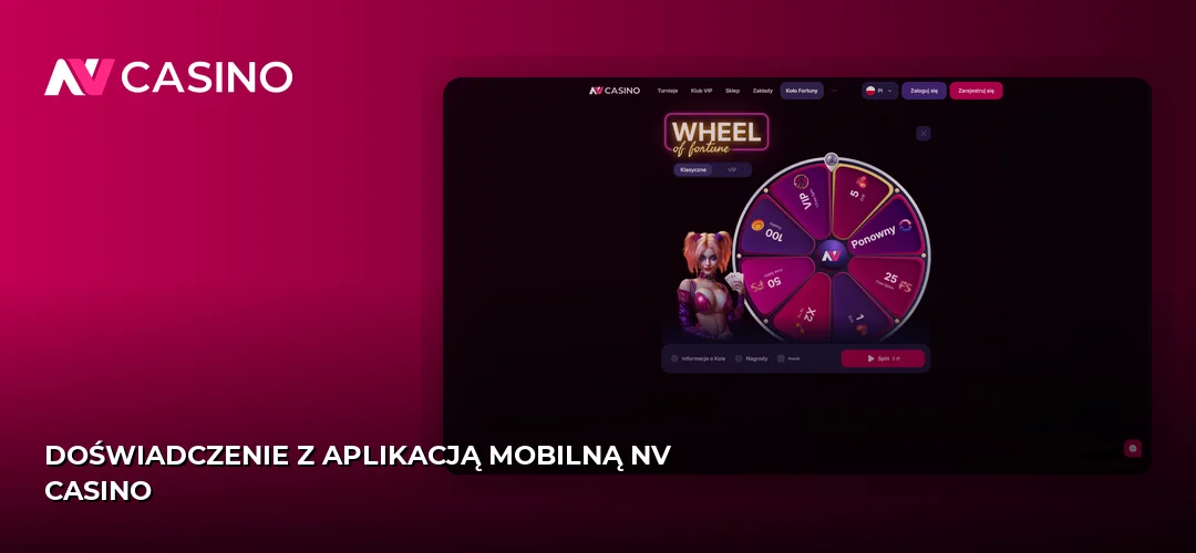 Doświadczenie z aplikacją mobilną NV Casino